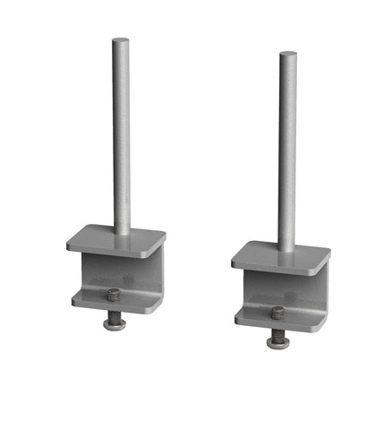 Desktop screens Fabric screen brackets for single desks