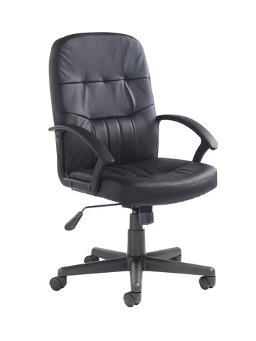 Cavalier leather faced managers chair