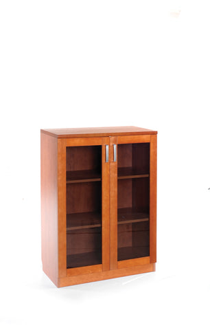 Concerto Low cupboard with glass doors