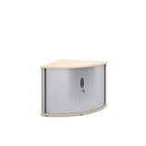 Deluxe corner tambour unit