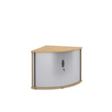 Deluxe corner tambour unit