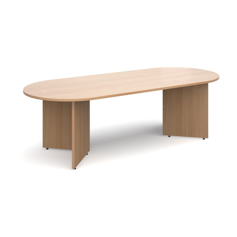 Arrow head leg design Radial end boardroom tables