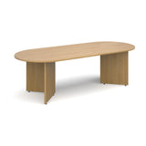 Arrow head leg design - Radial end boardroom tables