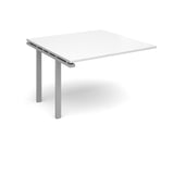 Bench boardroom tables - Add on units  - Silver Leg