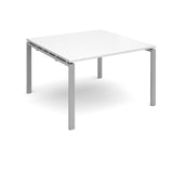 Bench boardroom tables - Square boardroom tables - Silver Leg