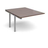Bench boardroom tables - Add on units  - Silver Leg
