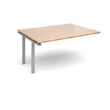Bench boardroom tables - Add on units  - Silver Leg