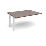 Bench boardroom tables - Add on units  - White Leg