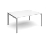 Bench boardroom tables - Starter units - Silver Leg