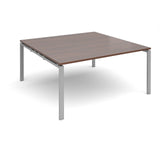 Bench boardroom tables - Square boardroom tables - Silver Leg