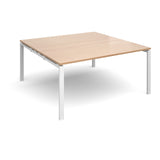 Bench boardroom tables - Starter units - White Leg