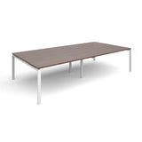 Bench boardroom tables - Rectangular boardroom tables - White Leg