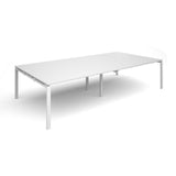 Bench boardroom tables - Rectangular boardroom tables - White Leg