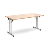 Deluxe folding leg meeting tables - Rectangular folding leg tables