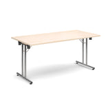 Deluxe folding leg meeting tables - Rectangular folding leg tables