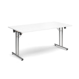 Deluxe folding leg meeting tables - Rectangular folding leg tables