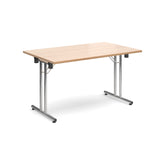 Deluxe folding leg meeting tables - Rectangular folding leg tables
