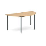 Flexi-tables - Semi circular flexi-table with graphite frame -G