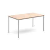 Flexi-tables - Rectangular flexi-table with silver frame -S
