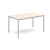 Flexi-tables - Rectangular flexi-table with silver frame -S