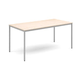 Flexi-tables - Rectangular flexi-table with silver frame -S