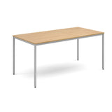 Flexi-tables - Rectangular flexi-table with silver frame -S