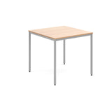 Flexi-tables - Rectangular flexi-table with silver frame -S