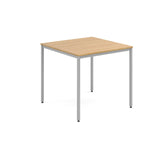 Flexi-tables - Rectangular flexi-table with silver frame -S
