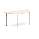 Flexi-tables - Semi circular flexi-table with silver frame -S