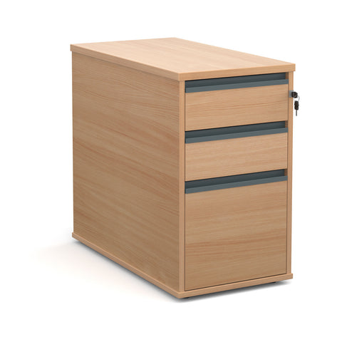 Pedestals 800mm deep desk high pedestal with finger pulls