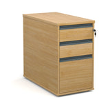 800mm deep desk high pedestal with finger pulls