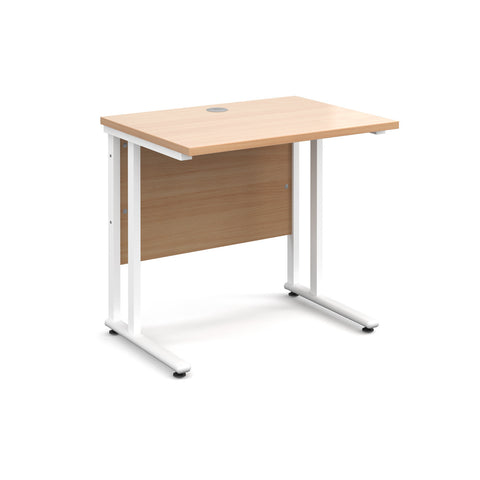 Maestro25 WH Straight desks 600mm deep