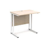 Maestro25 WH Straight desks 600mm deep