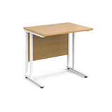 Maestro25 WH Straight desks 600mm deep