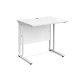 Maestro25 WH Straight desks 600mm deep