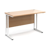 Maestro25 WH Straight desks 600mm deep