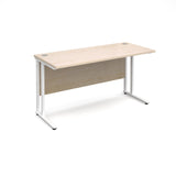Maestro25 WH Straight desks 600mm deep