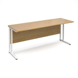 Maestro25 WH Straight desks 600mm deep