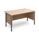 Maestro25 GL Straight desks with side modesty panels
