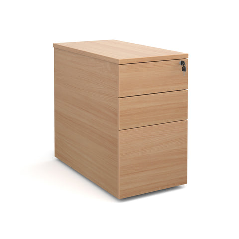 Pedestals 3 drawer desk high deluxe pedestal 800mm deep