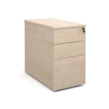 3 drawer desk high deluxe pedestal 800mm deep