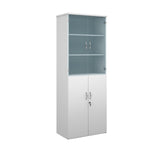 Standard combination units with wood and glass doors