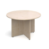 Arrow head leg design - Circular boardroom tables