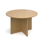 Arrow head leg design - Circular boardroom tables