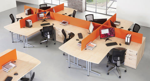 Desktop screens Straight desk mounted screens