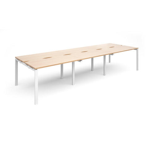 Adapt II-Sliding top Triple back to back desks