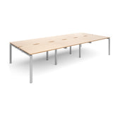 Adapt II-Sliding top Triple back to back desks