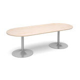 Trumpet base - Radial end boardroom tables