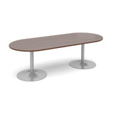 Trumpet base - Radial end boardroom tables