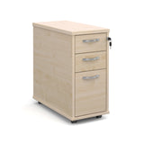 Slim line mobile pedestals